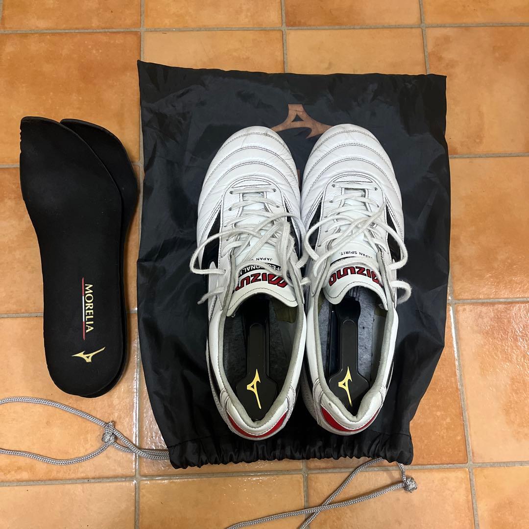 モレリア 2 JAPAN ホワイト 27.5cm シューズキーパー 袋付