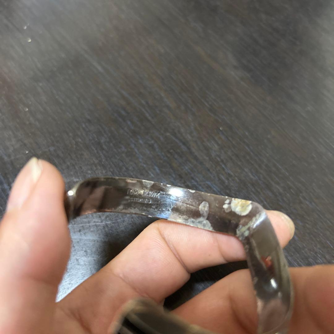tk　TOM HAWK トムホーク Vライン バングル Sterling