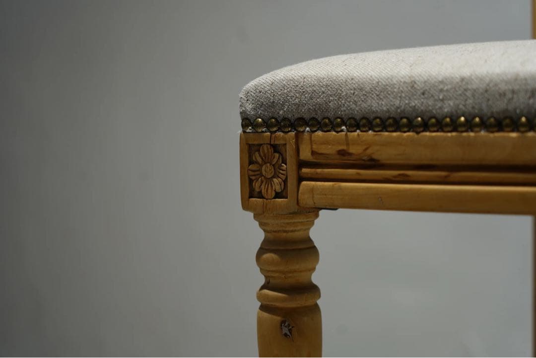 フランスアンティーク　チェア　古木　ダイニング　lovis xvi