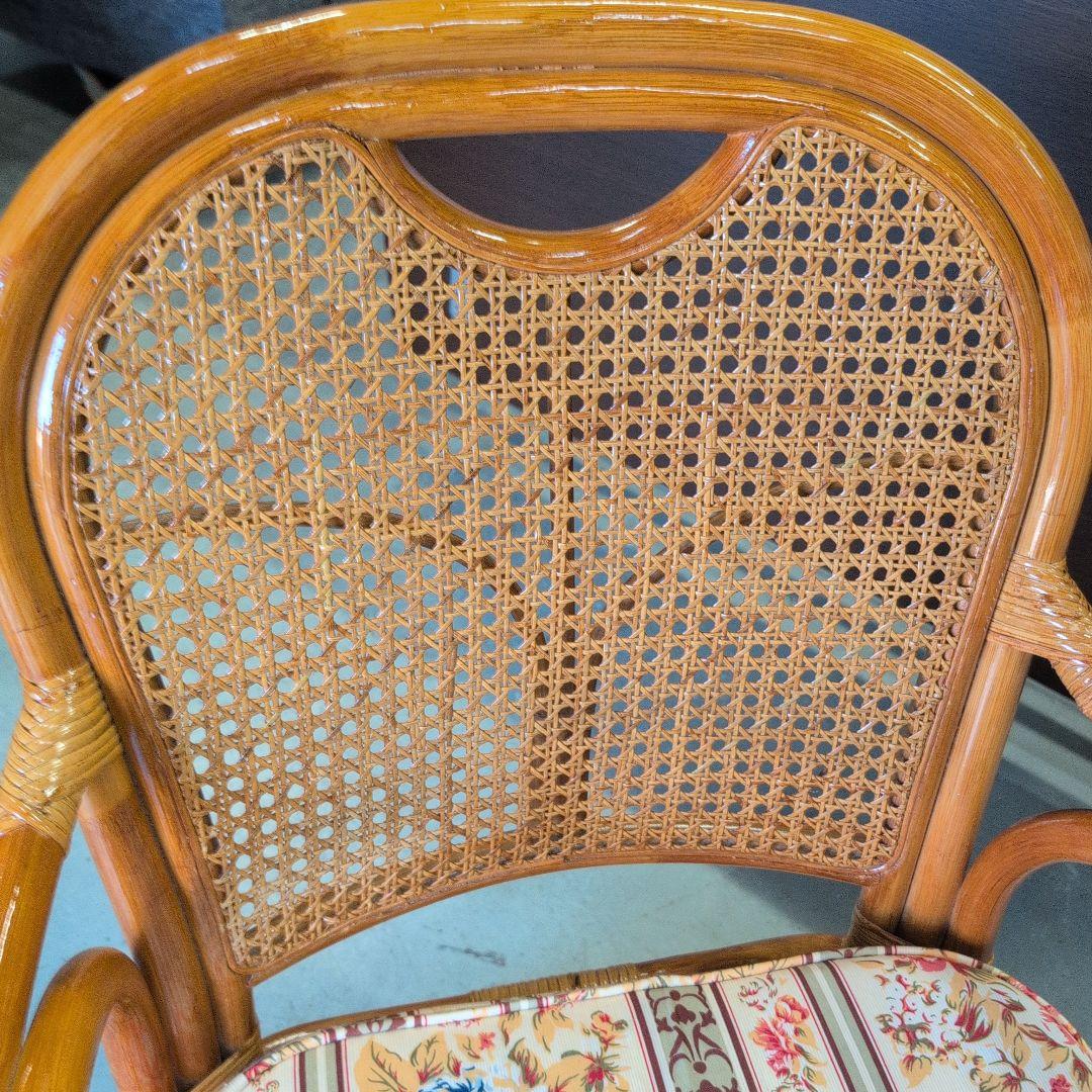 【美品】籐椅子