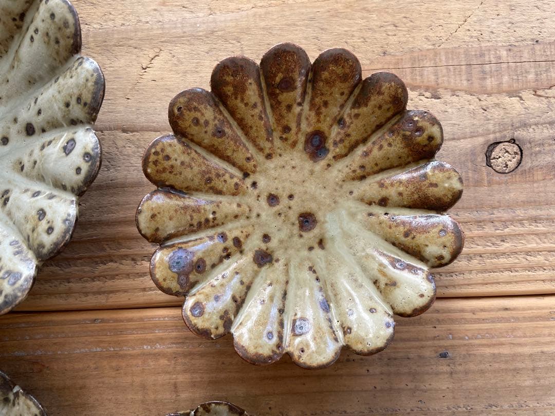 石川裕信　お皿4点　15㎝11㎝8.5㎝6.5㎝