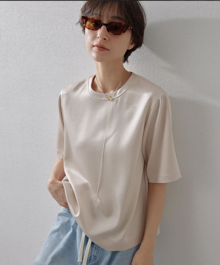 Whim Gazette サテンTシャツ