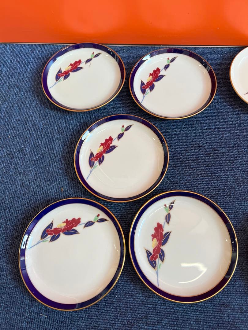 1400 香蘭社　金彩　皿　10客　未使用