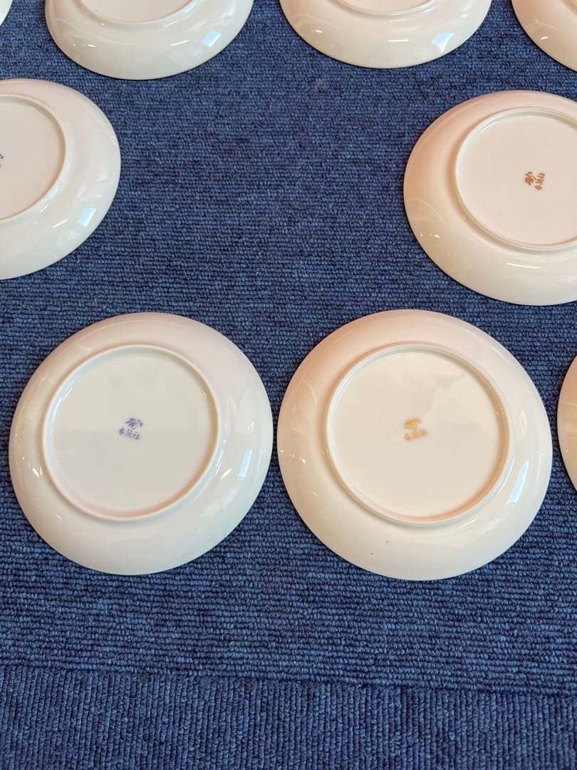 1400 香蘭社　金彩　皿　10客　未使用