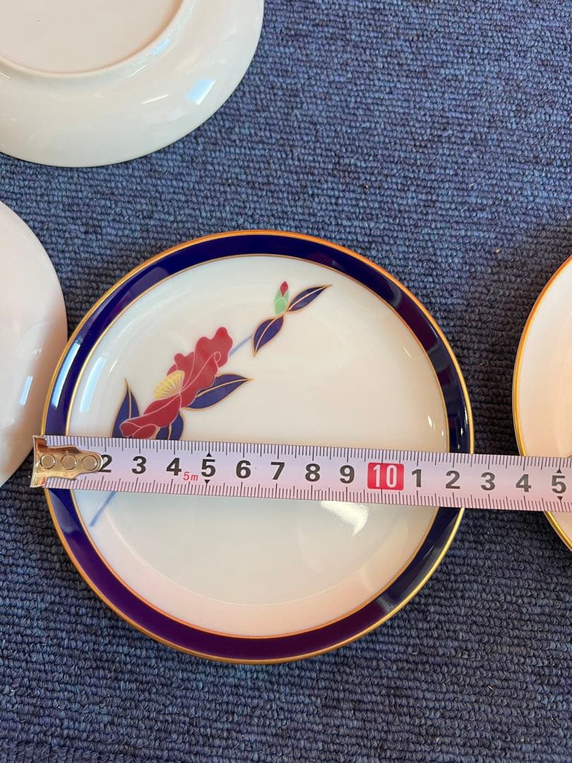 1400 香蘭社　金彩　皿　10客　未使用