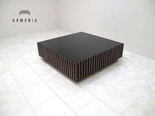 【展示品】アルモニア　ルーシー　ウォールナット無垢材センターテーブル