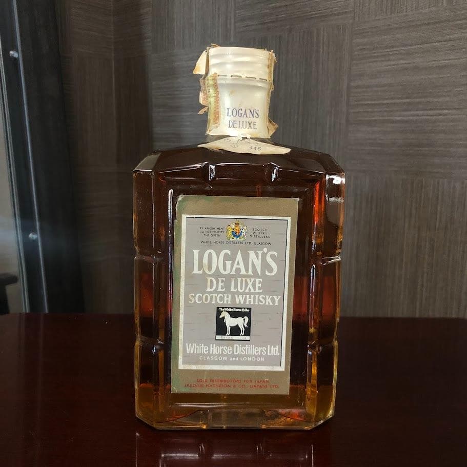希少 ローガンデラックス 旧ボトル ホワイトラベル スコッチ 760ml 43%