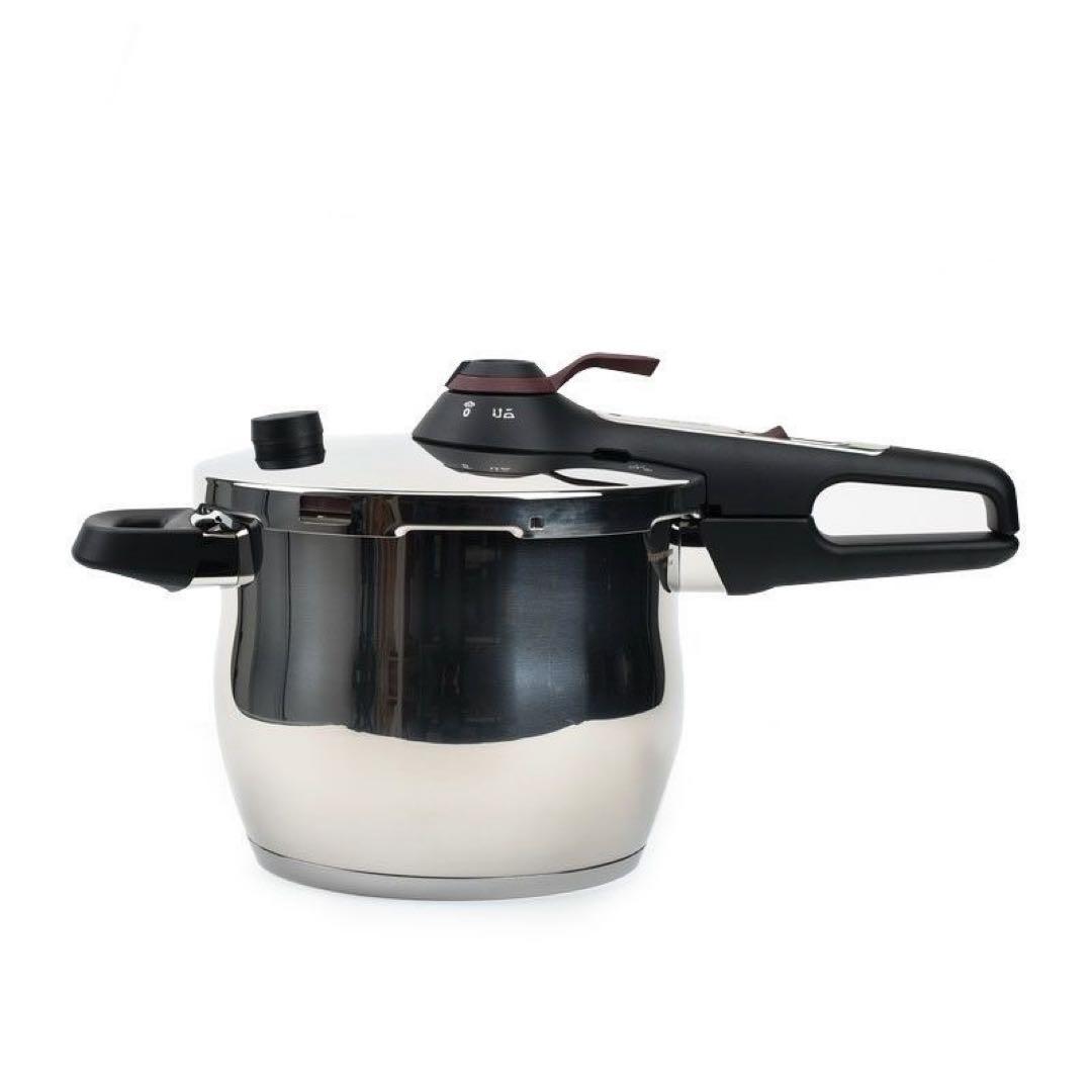 新品ドイツ製Tupperware 圧力鍋4.5L 22cmすのこ三脚無