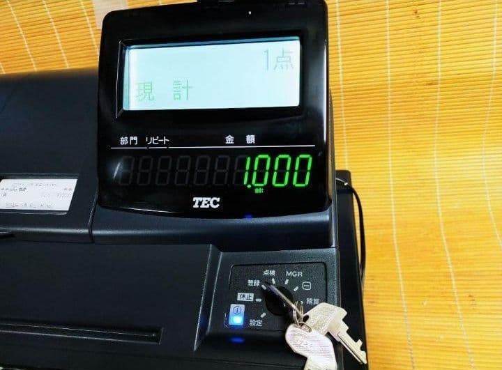 テックレジスター　MA-1550　美品　送料無料　上位機種　25105