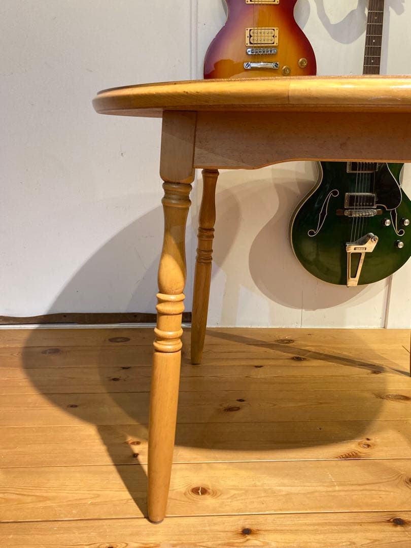 希少 太平winds ナチュラル 丸テーブル 飛騨家具 コーヒーテーブル カフ