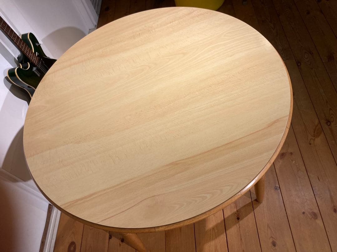 希少 太平winds ナチュラル 丸テーブル 飛騨家具 コーヒーテーブル カフ