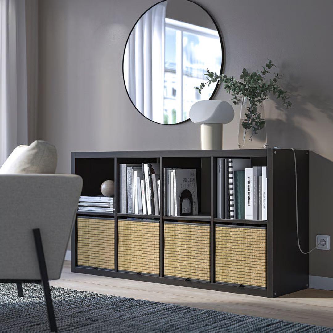 専用　　IKEA カラックス　棚　ブラックブラウン