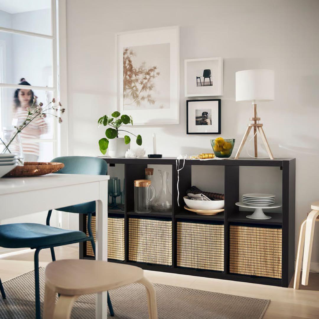 専用　　IKEA カラックス　棚　ブラックブラウン