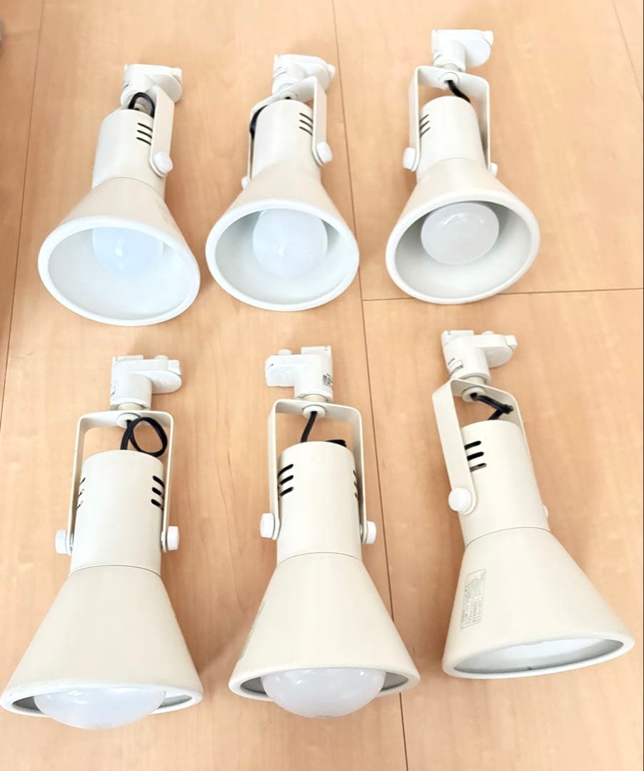 コイズミ　白熱灯機器　スポットライト 6個セット ホワイト