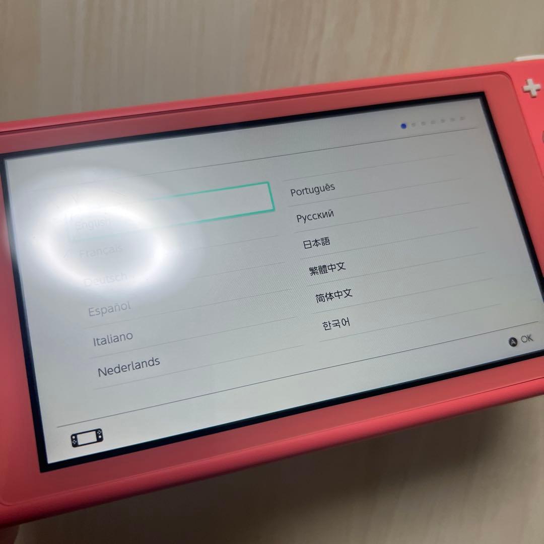 SwitchLiteピンク色 箱無し