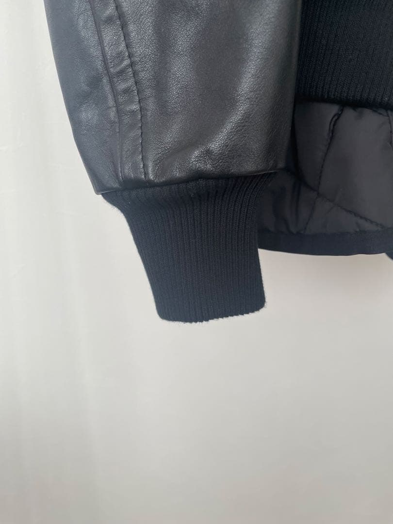 希少！sacai ファー付きレザーライダース