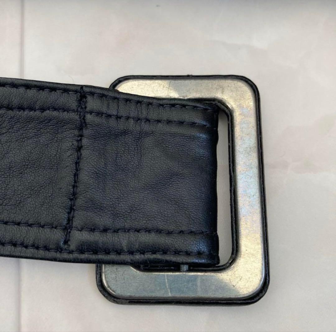 00s archive vintage ラムレザーダブルブレストコート y2k