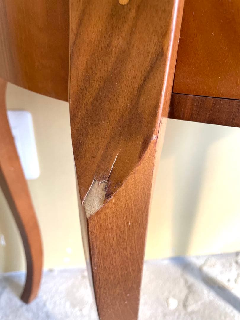 象嵌コンソールチェスト サイドチェスト サイドテーブル 電話台 猫脚 イタリア