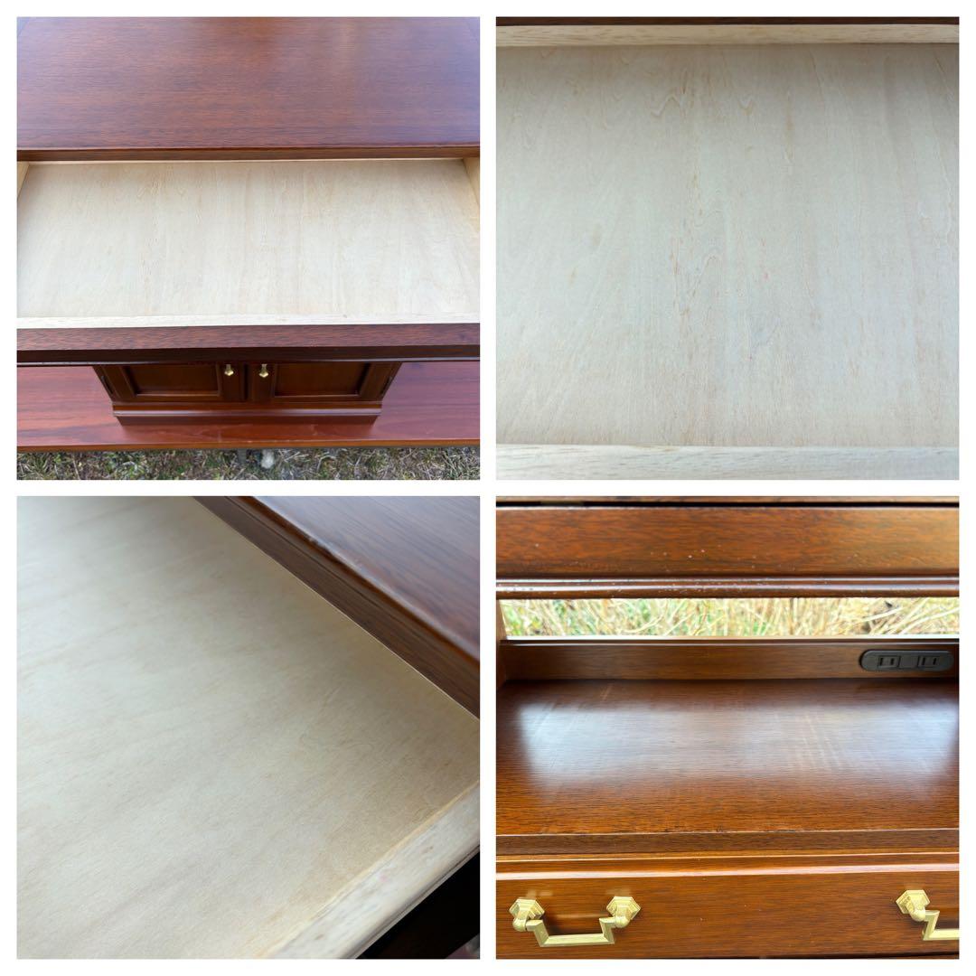 maruni マルニ　地中海シリーズ　TEL/FAX台 電話台　高級家具