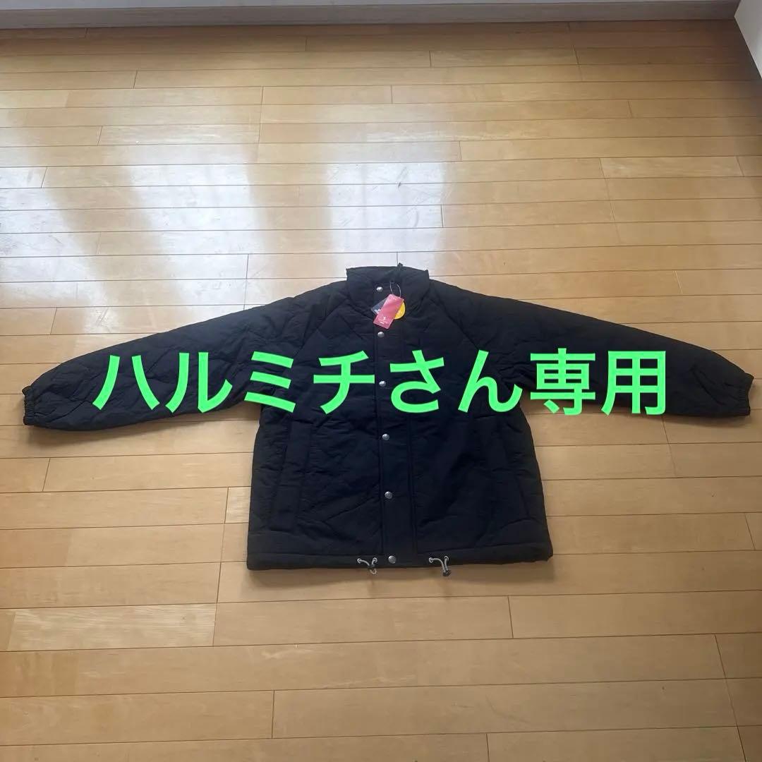 gymmasterブラックキルティングジャケット M 新品タグ付き