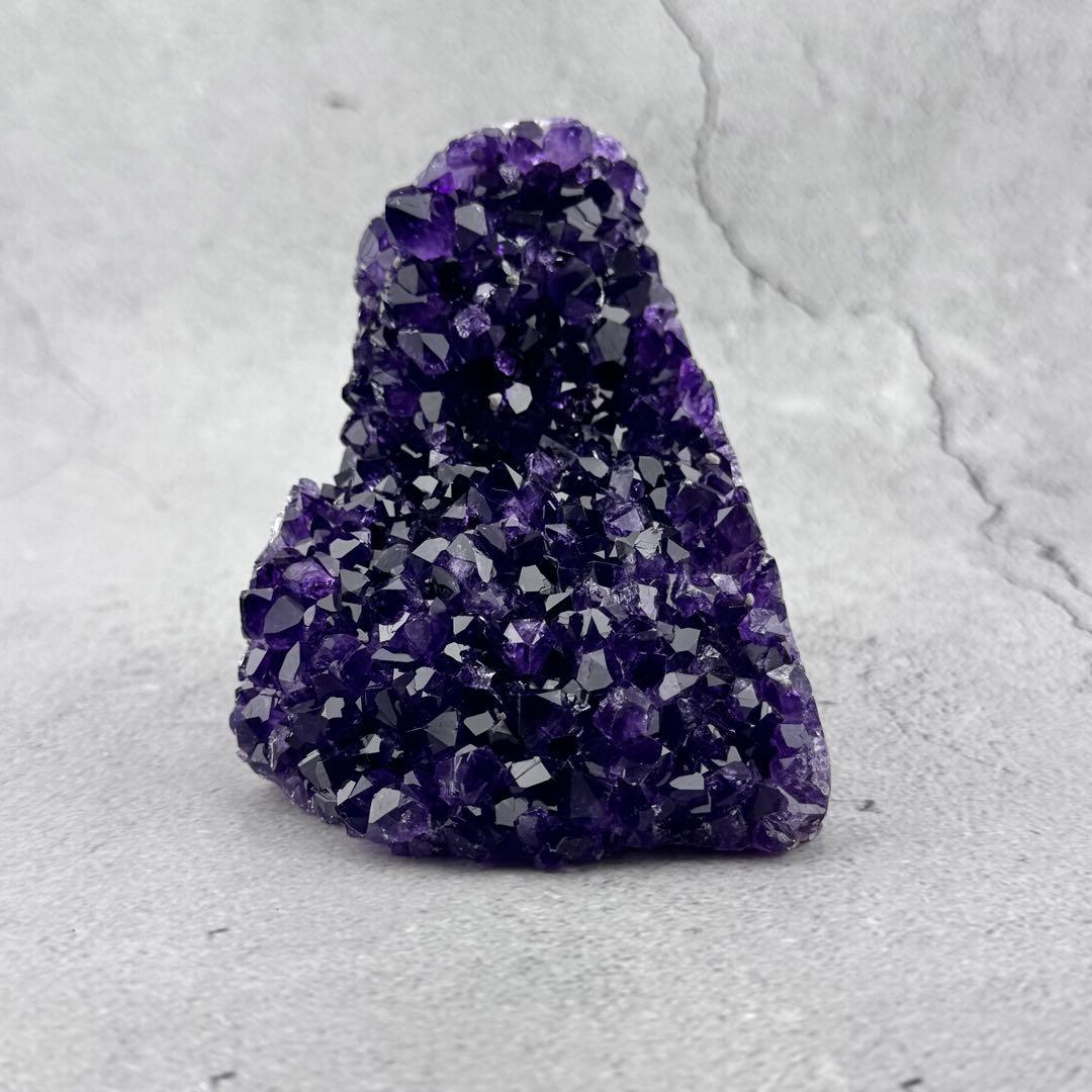 G-180高品質アメジスト クラスター ドーム　ウルグアイ産 高濃度 天然石