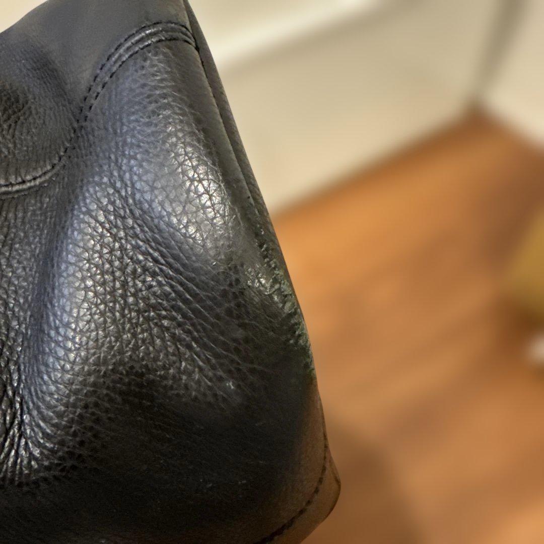 バーニーズニューヨーク　レザー ブラック トートバッグ