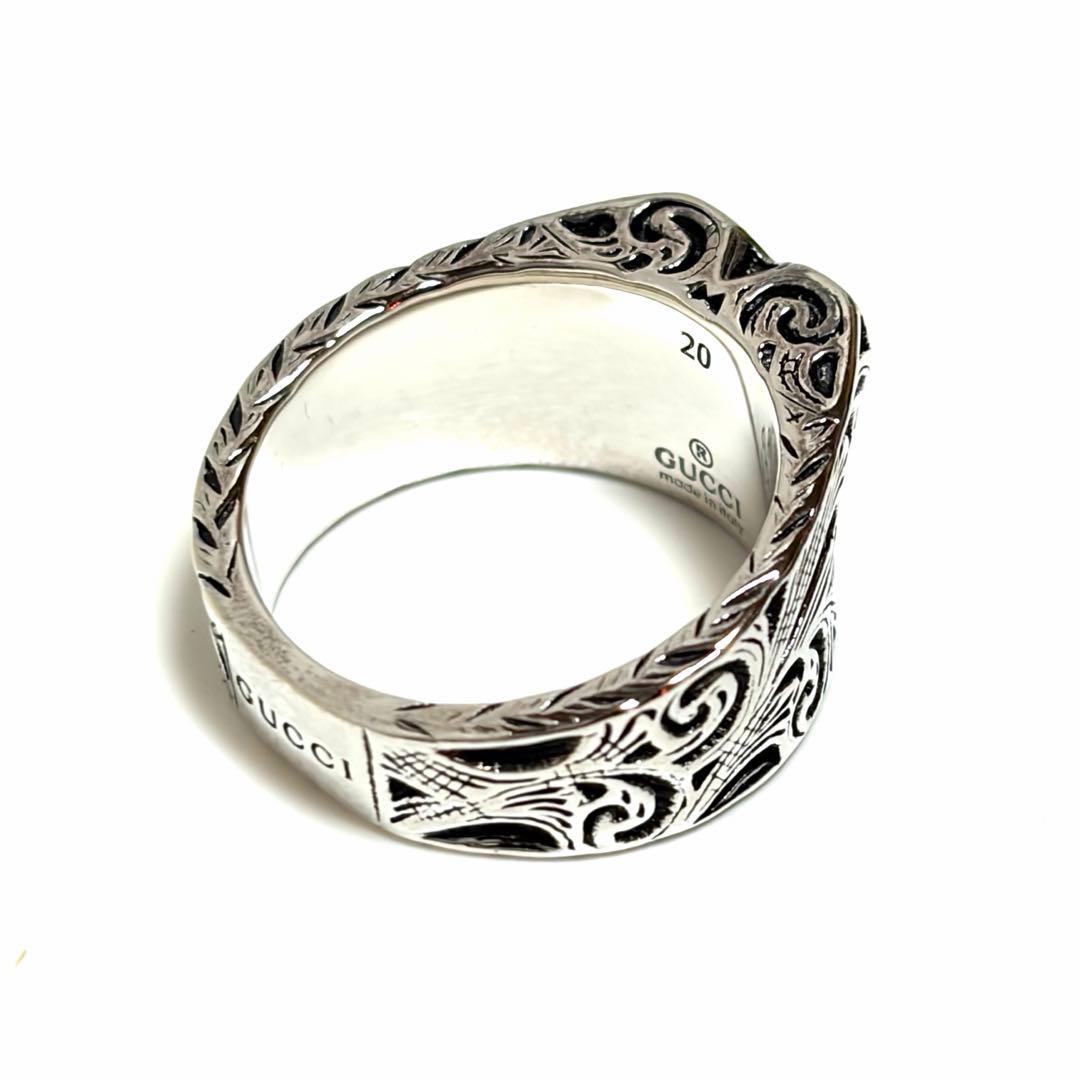 GUCCI リング アラベスク ハート シルバー925 アクセサリー 美品