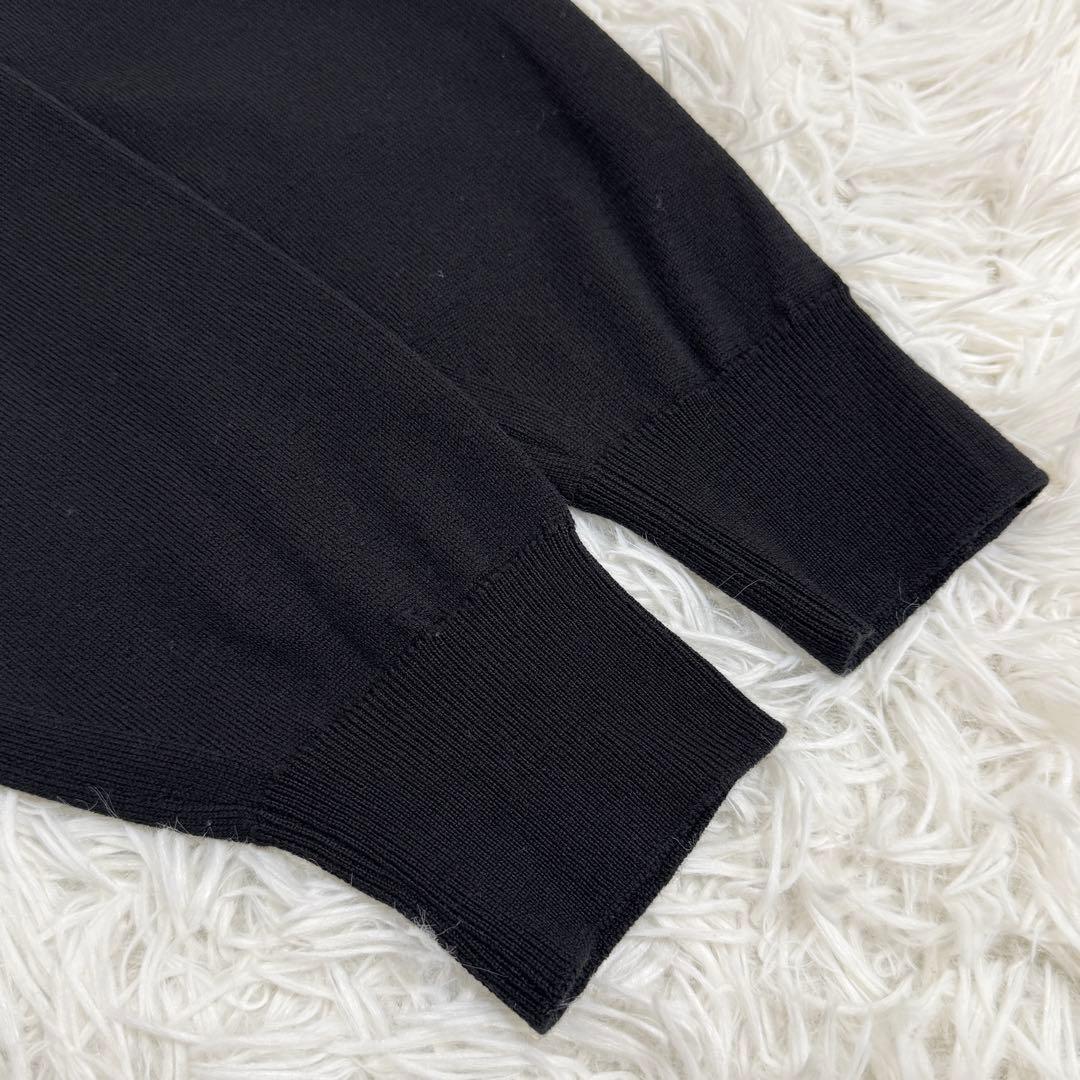 美品✨ ジョンスメドレー カーディガン ブラック L 24G ハイゲージ