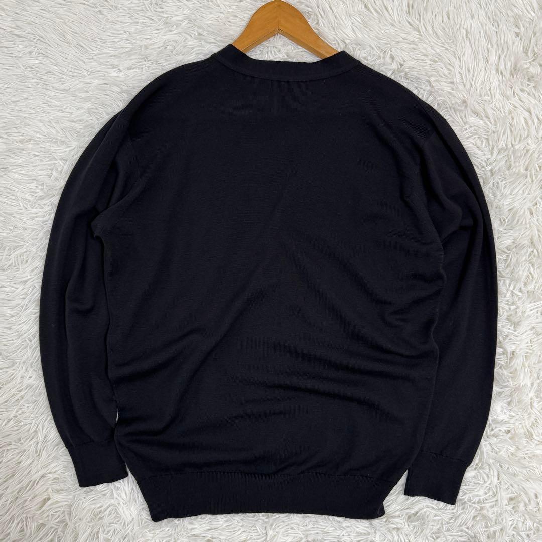 美品✨ ジョンスメドレー カーディガン ブラック L 24G ハイゲージ