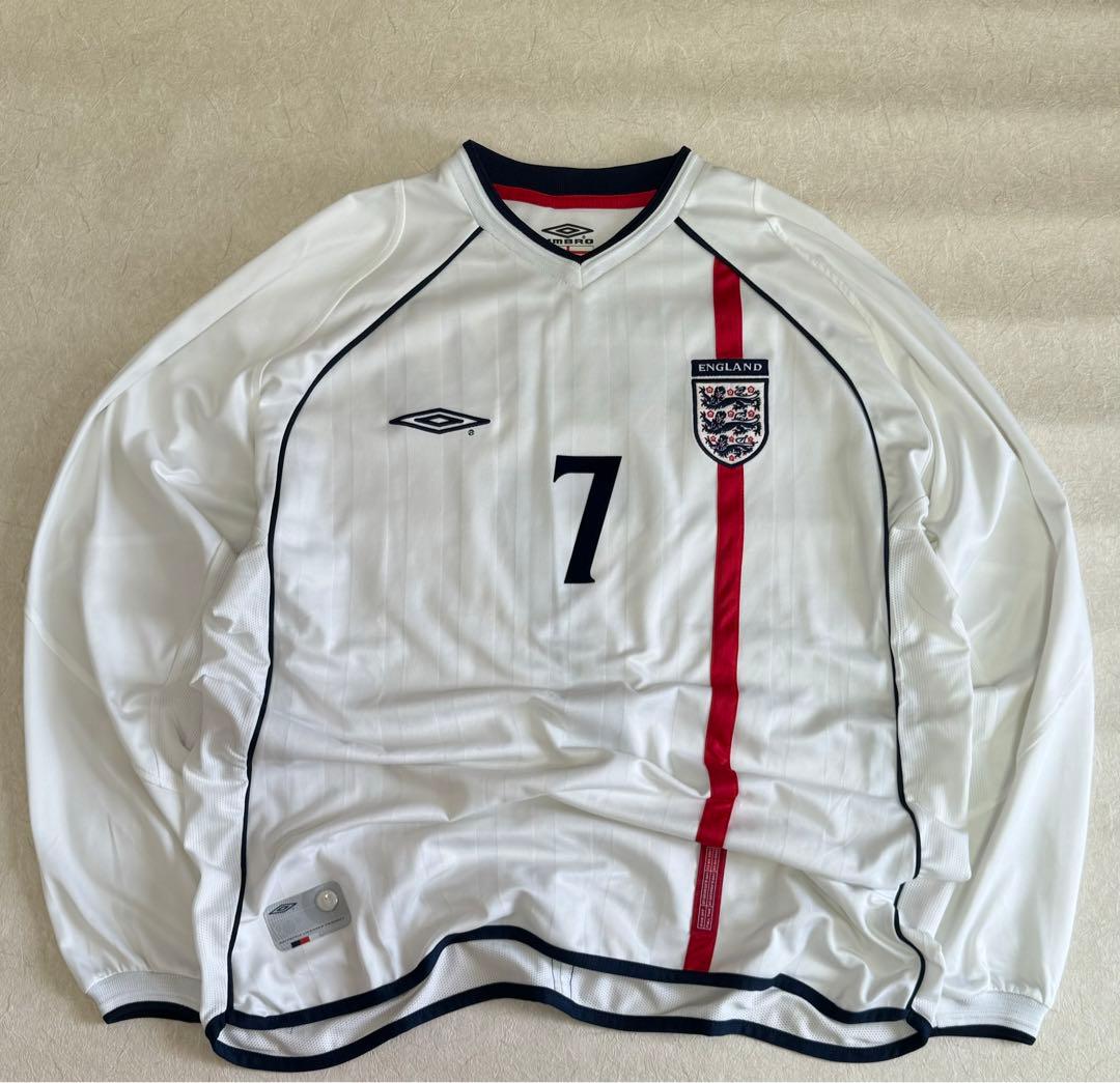 アンブロ　イングランド代表　ベッカム　長袖　ユニフォーム　7