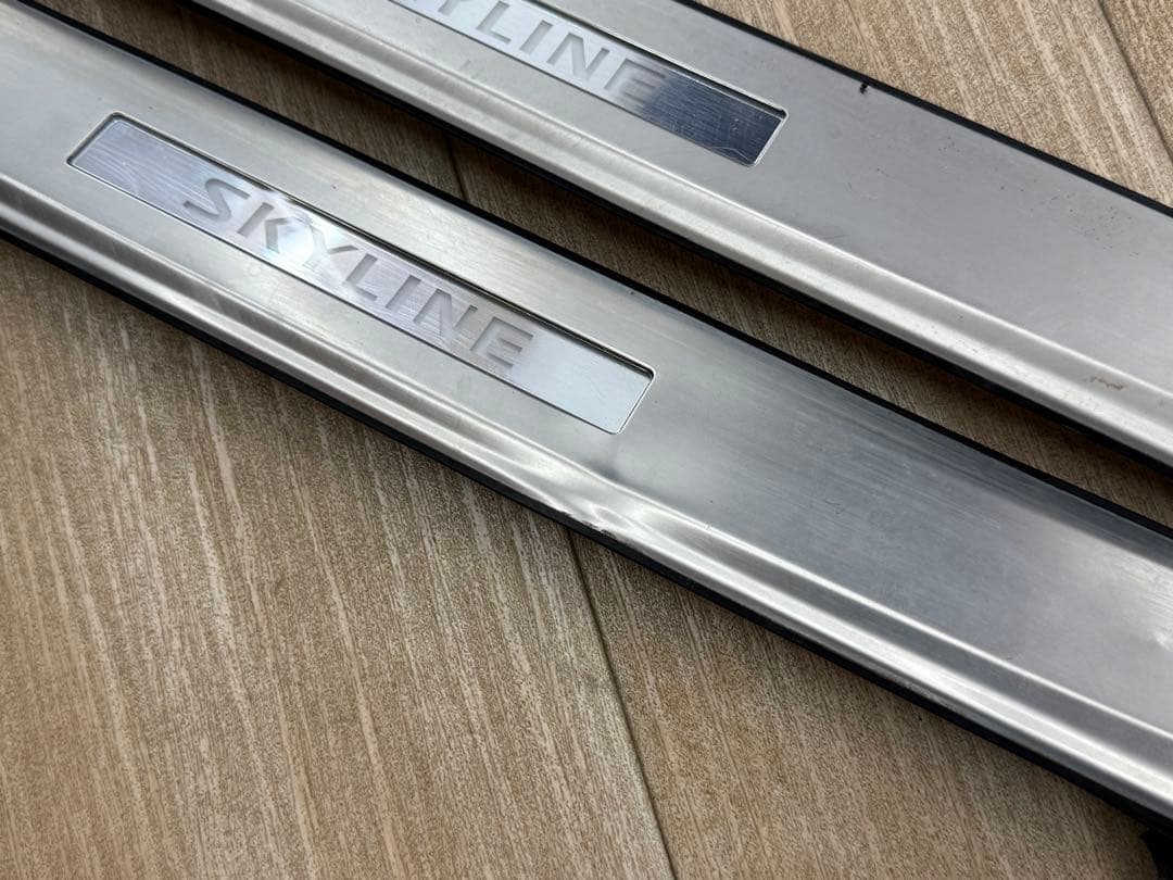 CKV36 スカイラインクーペ 純正オプション イルミネーションスカッフプレート