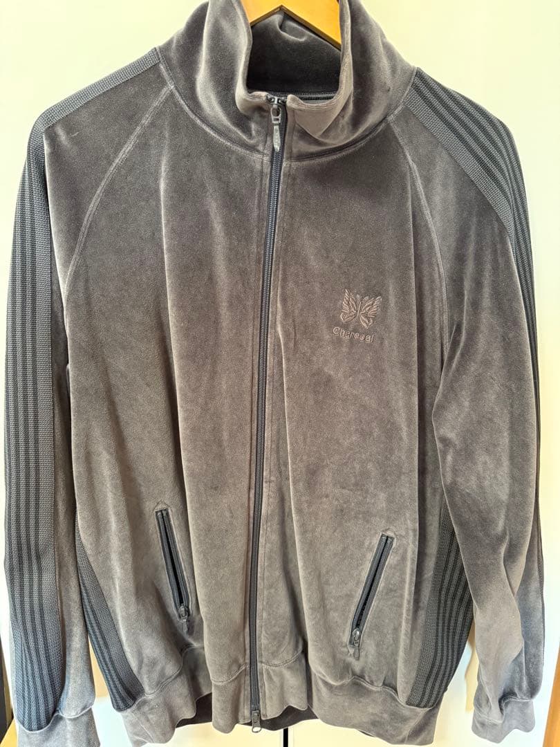 Needles × Charcoal Velour Track JacketXL