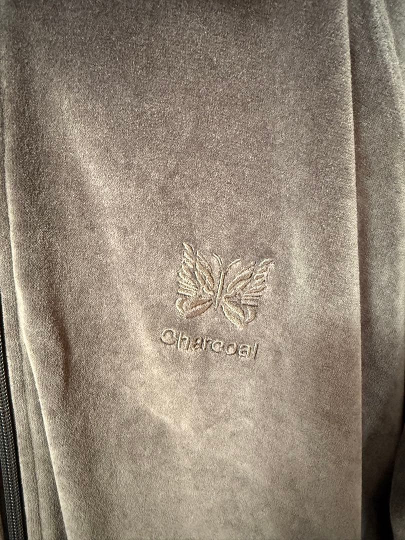Needles × Charcoal Velour Track JacketXL