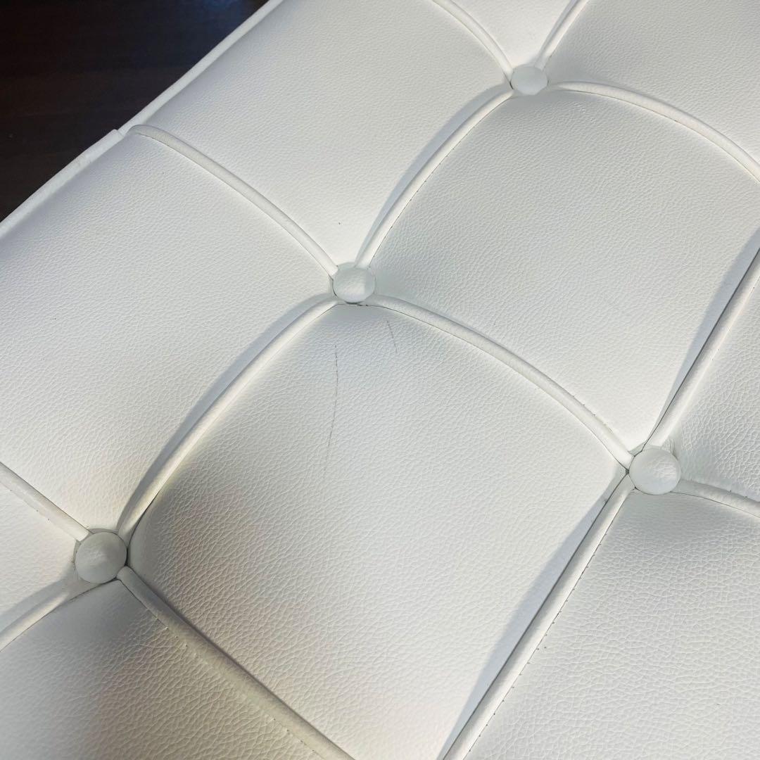 超美品 バルセロナチェア　リプロダクト ソファチェア オットマン付き 1人用