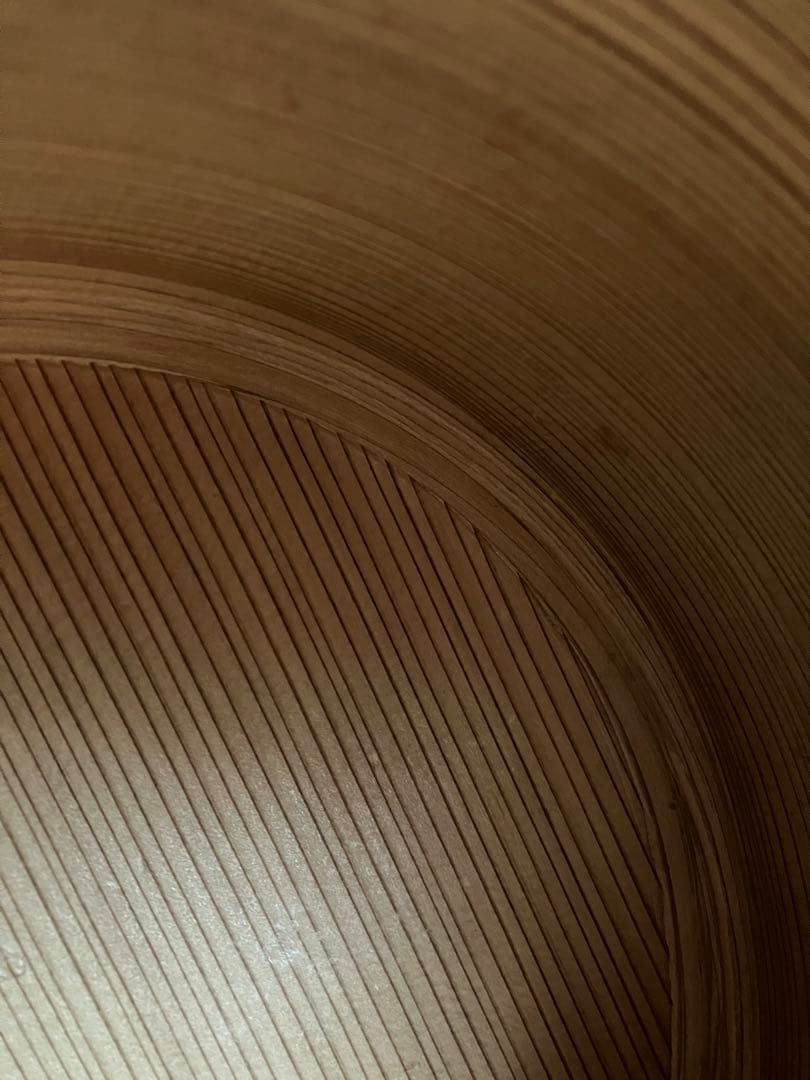 おひつ 3合 栗久 曲げわっぱ しゃもじ小付き 白木 秋田大館 新品未使用品