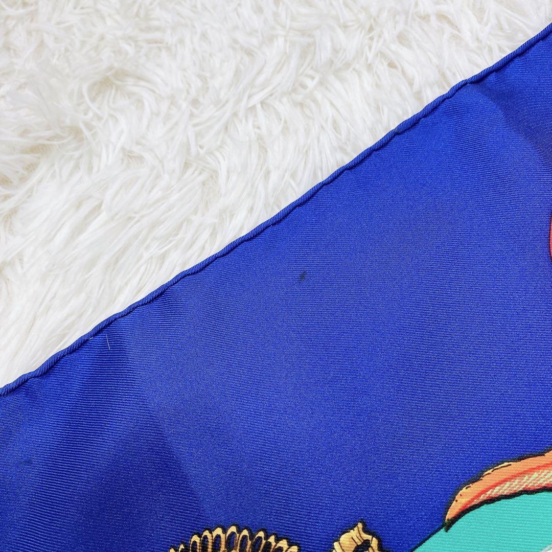 HERMES エルメス　スカーフ　カレ90 メキシコ　シルク　タグあり