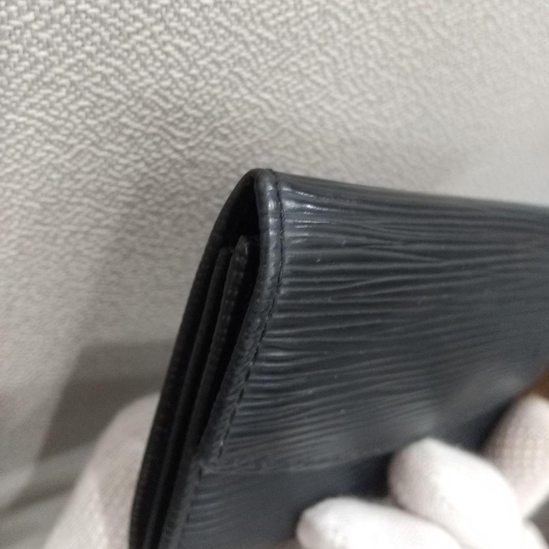 良品 ルイヴィトン エピ ポルトモネサーンプル ケース ミニ財布 ノワール