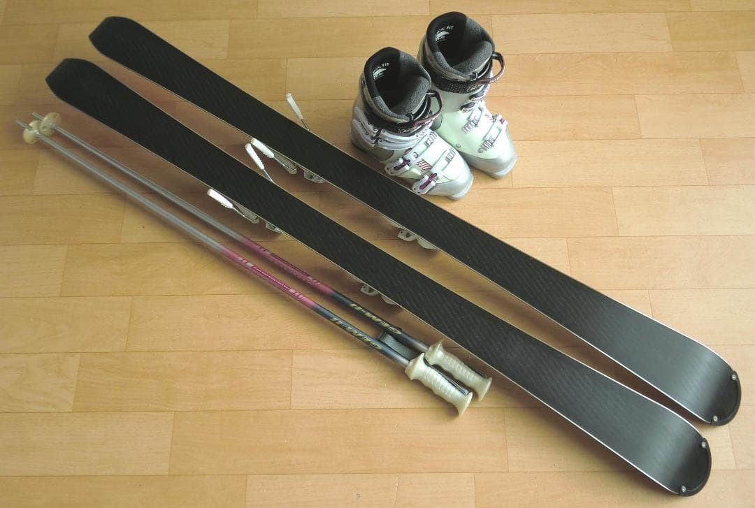 ■■送料無料■Hart■女性用スキーフルセット■板148靴24.5■メンテ付■■