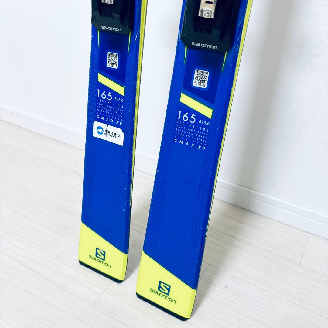 SALOMON S MAX X9 Ti 165cm Z12 ビンディング付