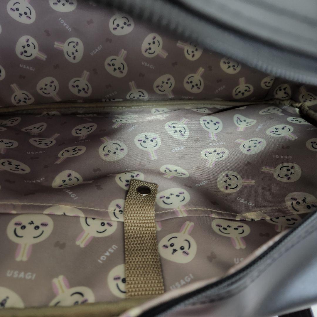 ちいかわ うさぎ スクールバッグ ボストンバッグ 黒