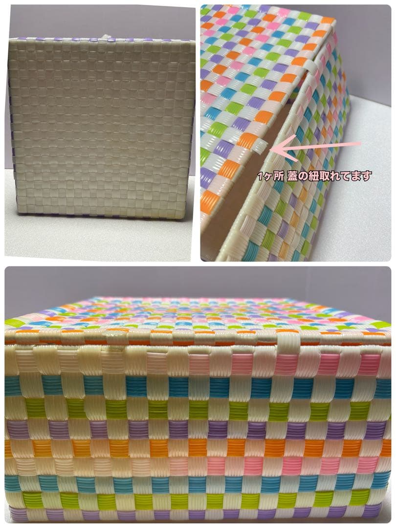 希少 フルーツ柄キティアミ収納ケース 湯のみ メモ まとめ売り8点