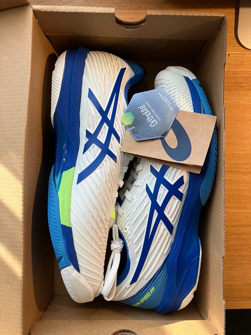 未使用　箱付き　ASICS SOLUTION SPEED FF テニスシューズ