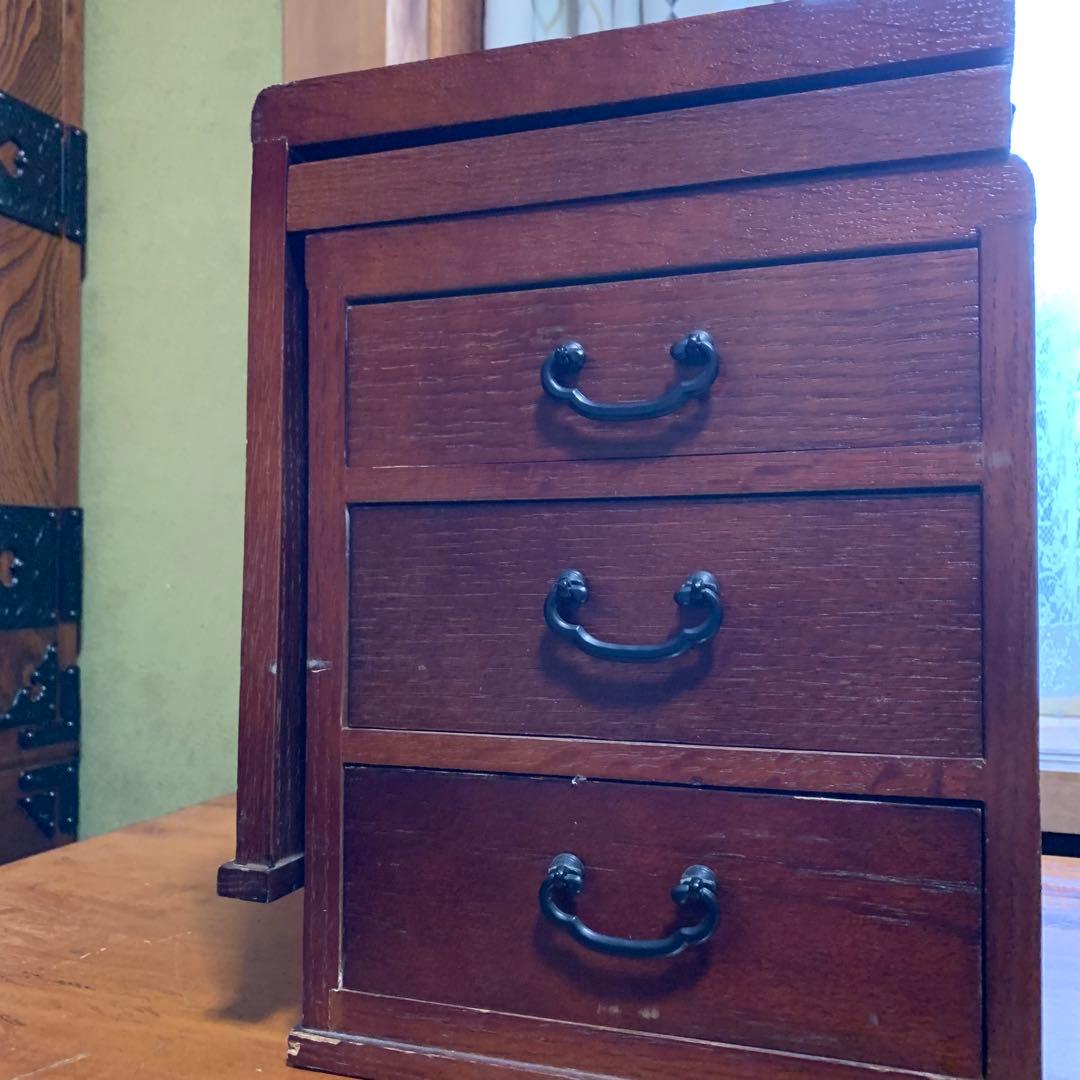 文机 片袖机 折りたたみ文机 レトロ家具 時代家具