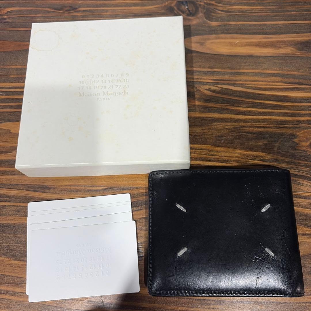【中古】メゾンマルジェラ 二つ折り財布 Maison Margiela