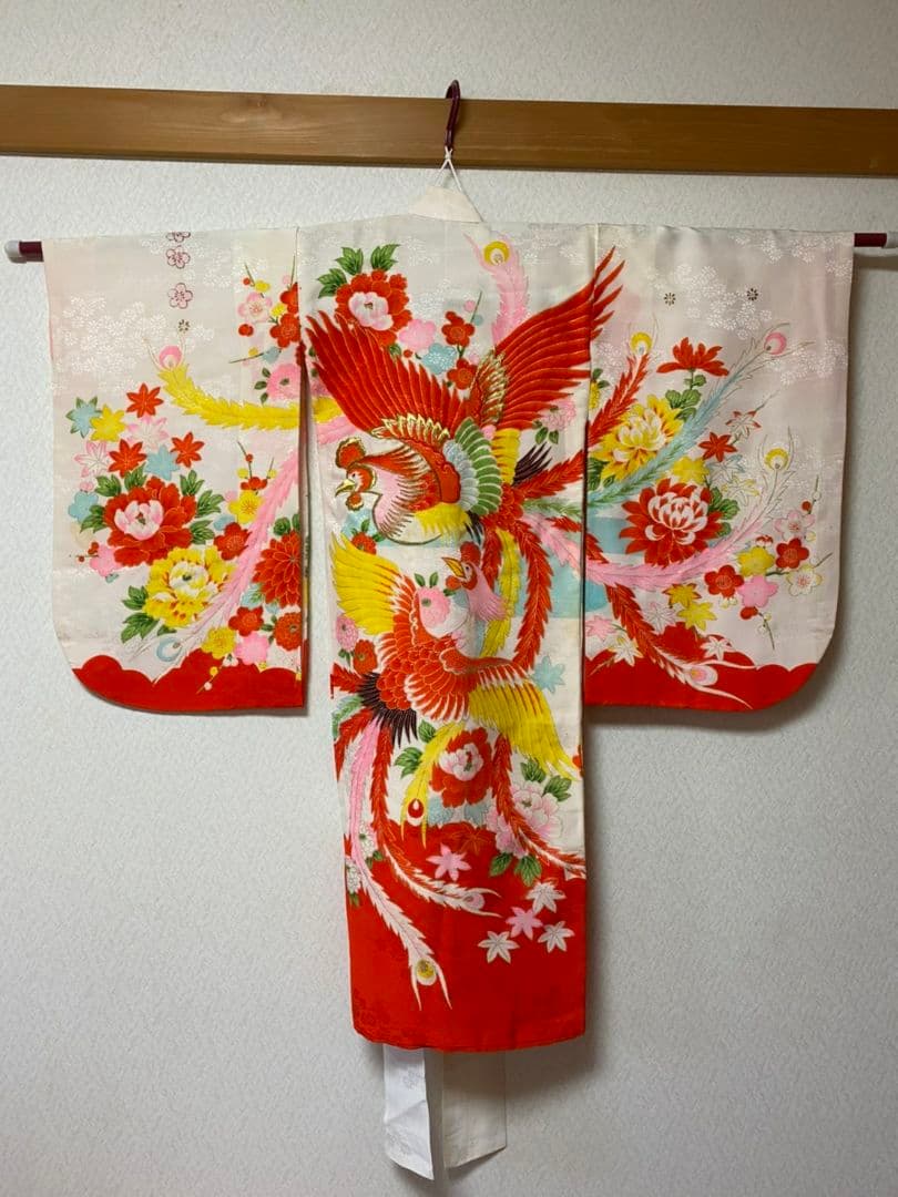 No.70正絹アンティーク子供着物着丈92センチ裄丈47センチ