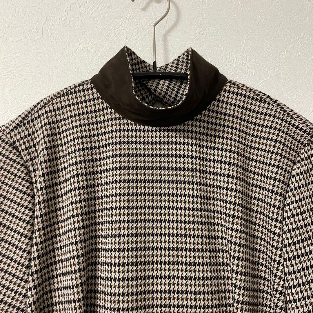 foufou チェックワンピース　千鳥 ワンピース
