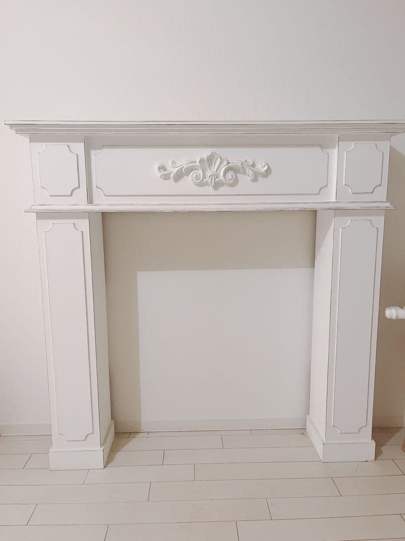 【お値下げ】シャビーシック組み立て式　コンソール　マントルピース　アンティーク調