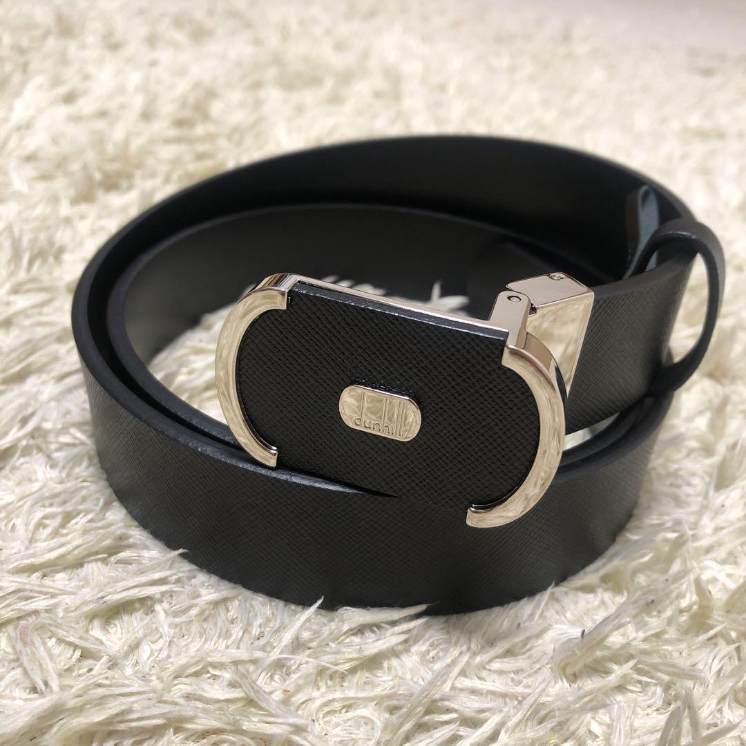 未使用✨ダンヒル サフィアーノレザー　ベルト ブラック