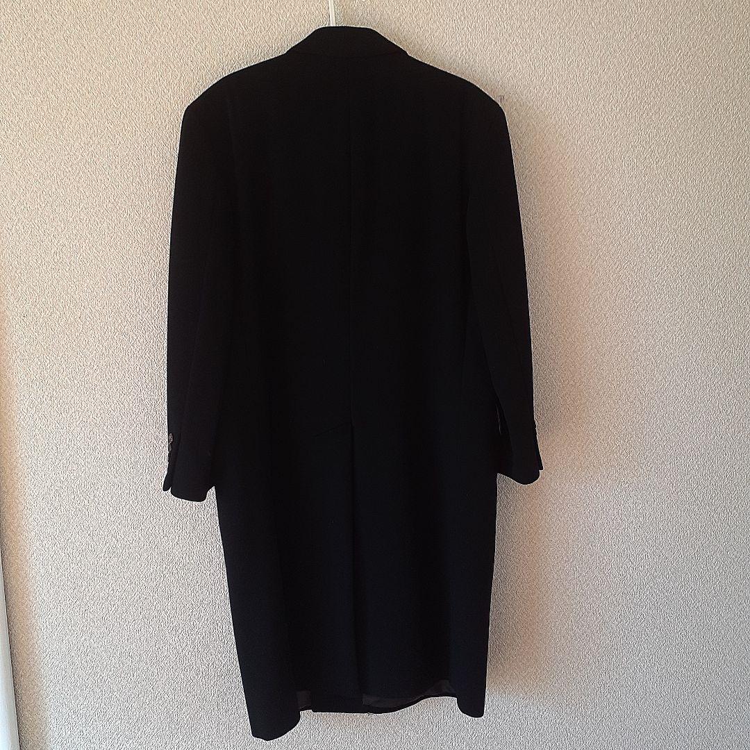 日本製　カシミヤ100％紳士コート　黒色