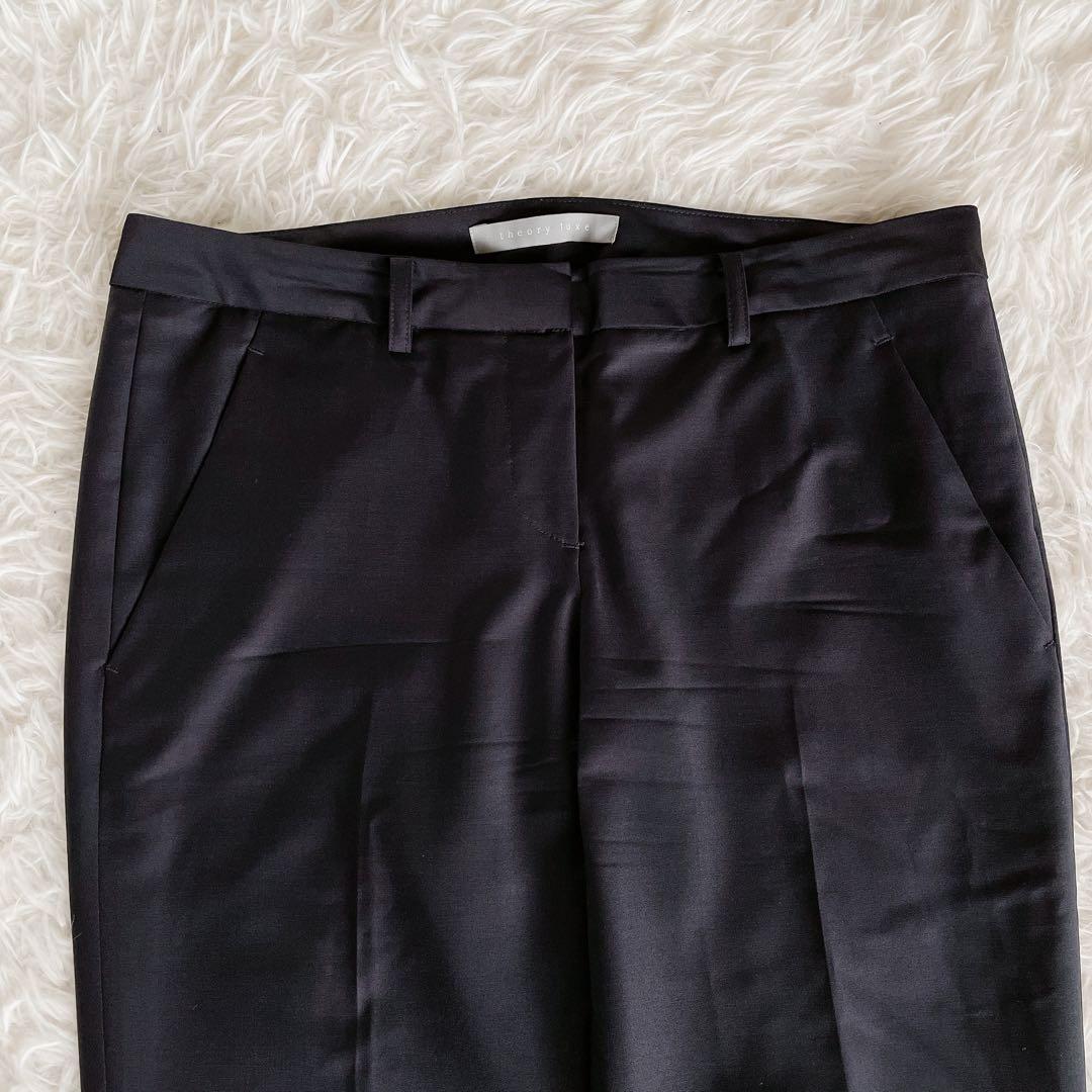 希少✨【セオリーリュクス】テーラードジャケットパンツスーツセットアップ ネイビー